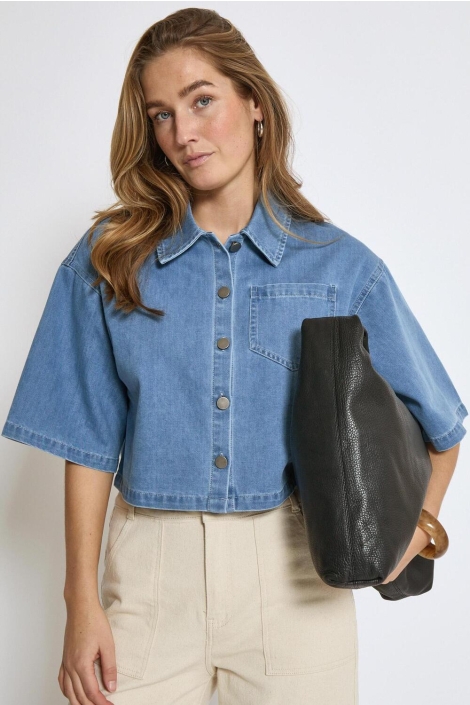 Minus mi6597 evina cropped shirt